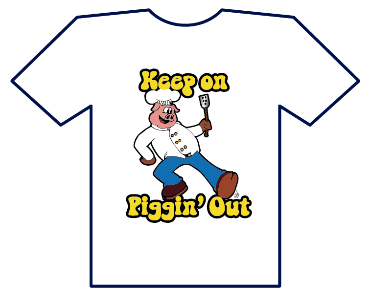 Pig Out in the Park T Shirt